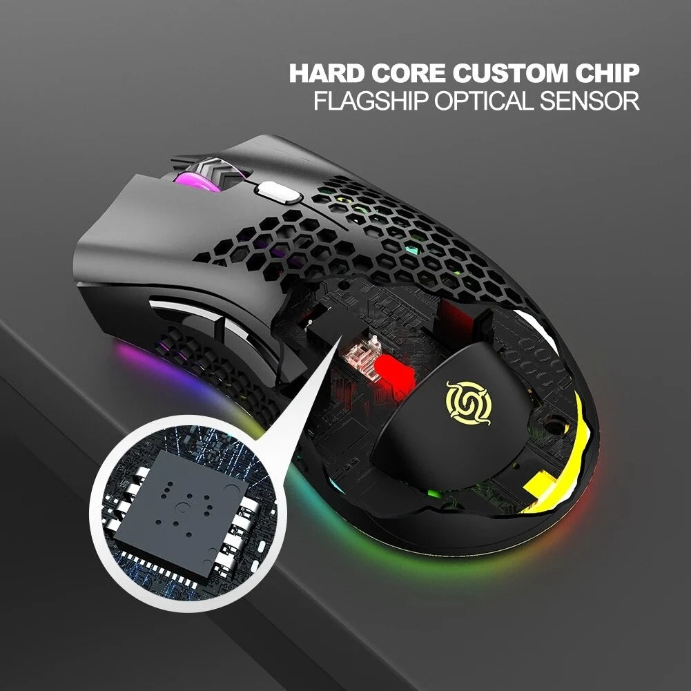 BM600 Rechargeable Wireless RGB Gaming Mouse for PC
